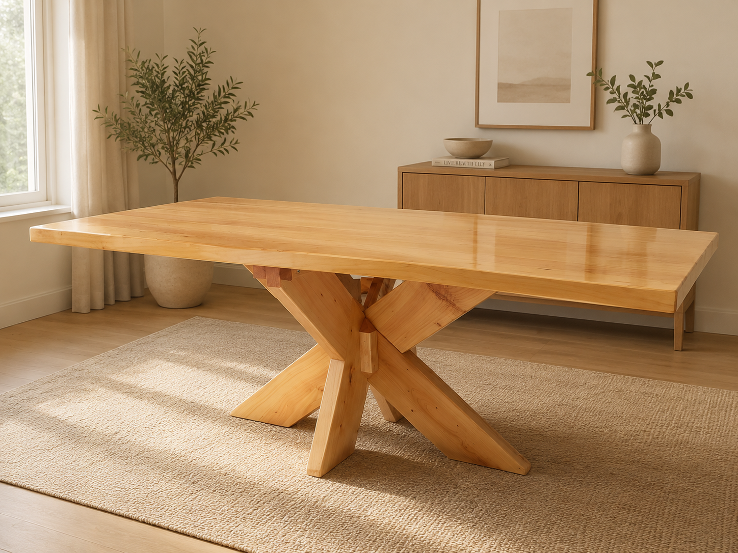 Rolleston Planked Indoor Table